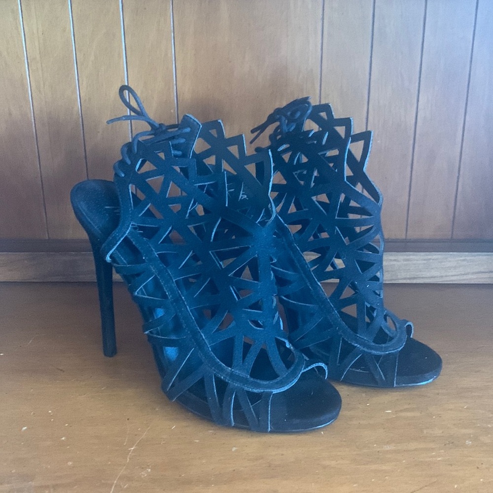 NASTYGAL Caged heel.